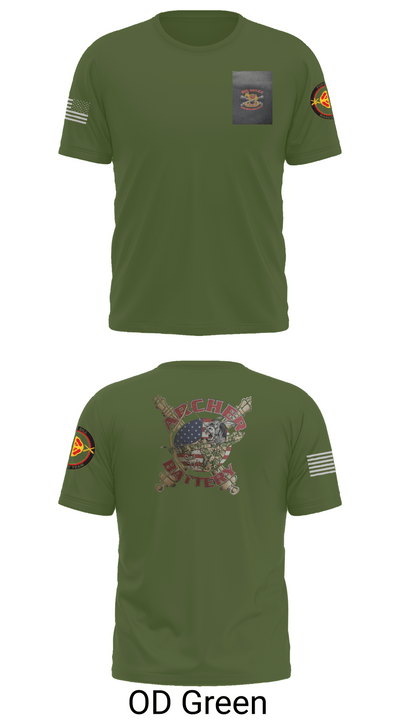 Archer Battery 2-2 FA 26774944 Short Sleeve Performance Shirt - 56