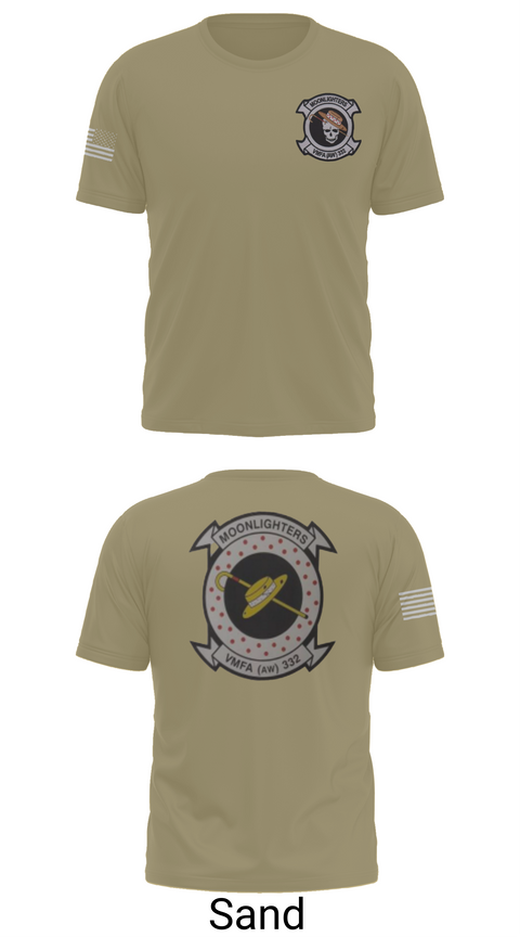 Short Sleeve Performance Shirt, VMFA-332 The Moonlighters, Marines, Teamtime, Team time, sublimation, custom sports apparel, team uniforms, spirit wear, spiritwear, sports uniforms, custom shirts, team store, custom team store, fundraiser sports, apparel fundraiser