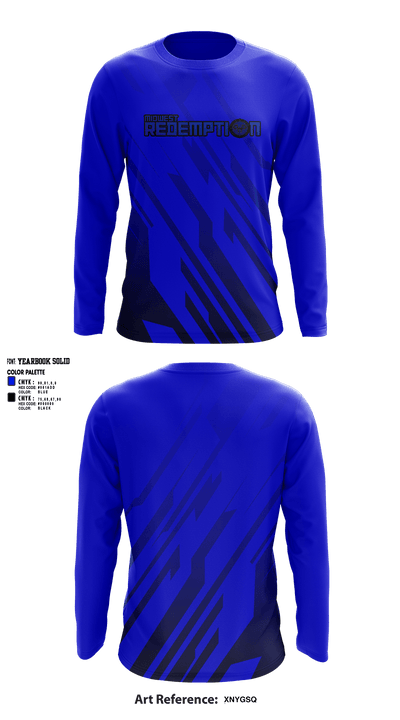 Midwest Redemption 43658084 Long Sleeve Performance Shirt - 1
