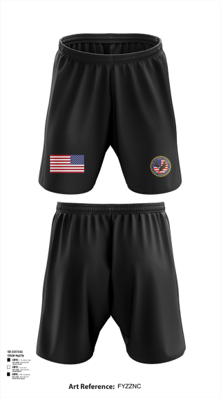 Athletic Shorts With Pockets, FBI Citizens Academy, , Teamtime, Team time, sublimation, custom sports apparel, team uniforms, spirit wear, spiritwear, sports uniforms, custom shirts, team store, custom team store, fundraiser sports, apparel fundraiser
