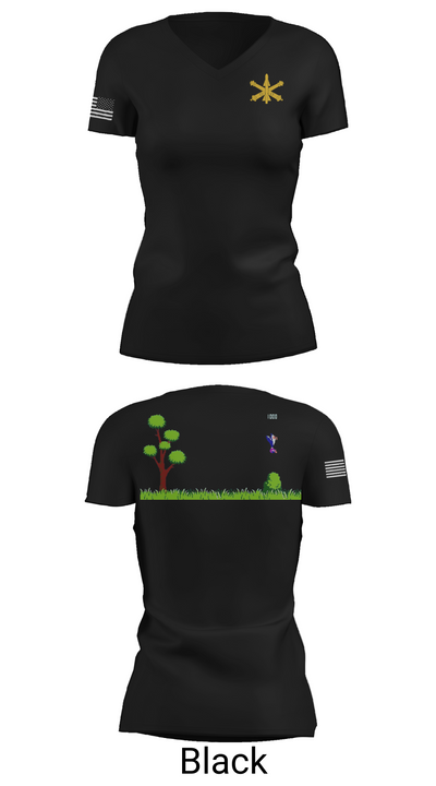 The Legion 97243463 Women's Short Sleeve V-neck Shirt - 28