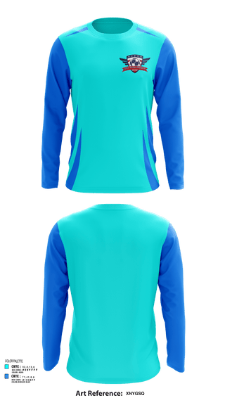 Long Sleeve Performance Shirt, Saint Thomas Aquinas FC, Men's Soccer, Teamtime, Team time, sublimation, custom sports apparel, team uniforms, spirit wear, spiritwear, sports uniforms, custom shirts, team store, custom team store, fundraiser sports, apparel fundraiser