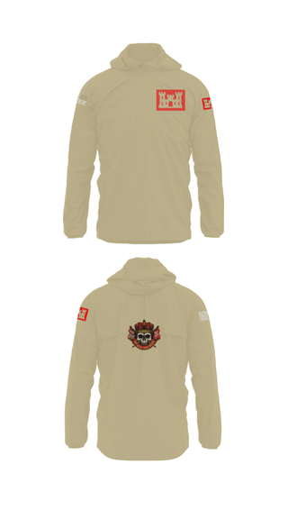 Windbreaker, Overlords, Army, Teamtime, Team time, sublimation, custom sports apparel, team uniforms, spirit wear, spiritwear, sports uniforms, custom shirts, team store, custom team store, fundraiser sports, apparel fundraiser