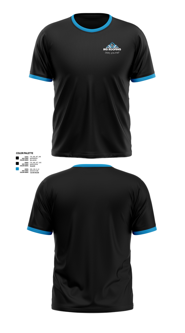 Mg roofing 39790868 Short Sleeve Performance Shirt - 1