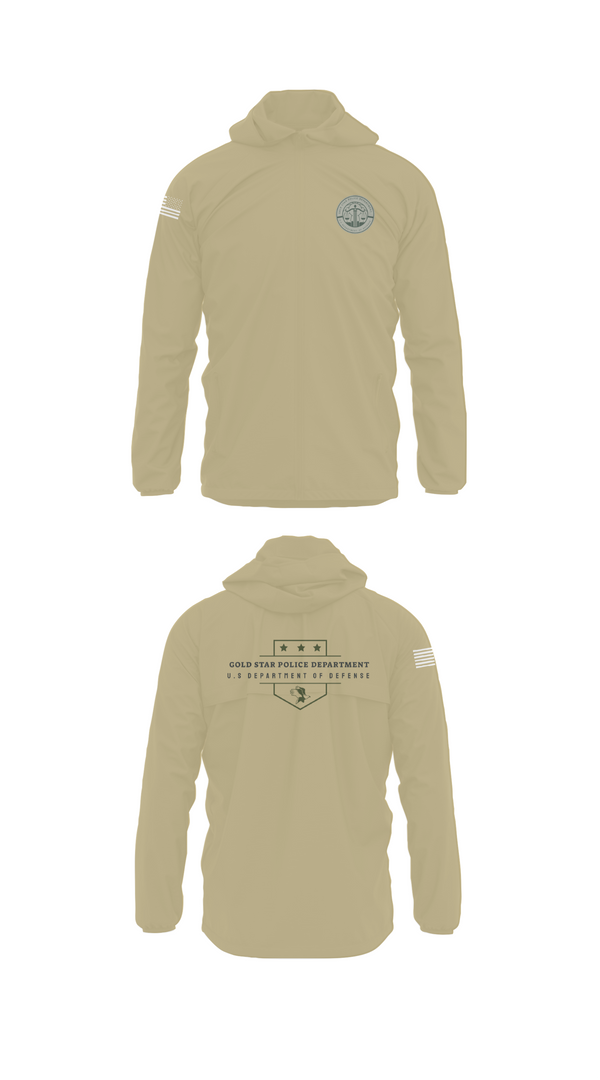 Windbreaker, GOLD STAR POLICE DEPARTMENT, , Teamtime, Team time, sublimation, custom sports apparel, team uniforms, spirit wear, spiritwear, sports uniforms, custom shirts, team store, custom team store, fundraiser sports, apparel fundraiser