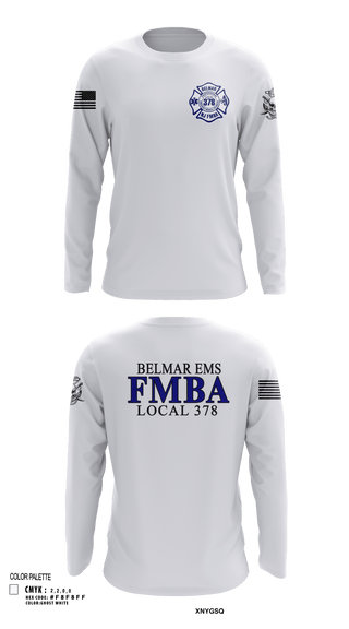 Long Sleeve Performance Shirt, Belmar FMBA, Fire Department, Teamtime, Team time, sublimation, custom sports apparel, team uniforms, spirit wear, spiritwear, sports uniforms, custom shirts, team store, custom team store, fundraiser sports, apparel fundraiser