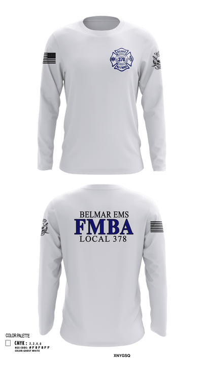 Belmar FMBA 91468281 Long Sleeve Performance Shirt - 117
