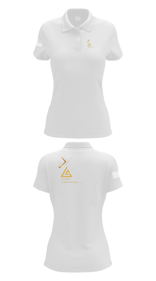 Womens Short Sleeve Performance Polo, Laurel Contracting, , Teamtime, Team time, sublimation, custom sports apparel, team uniforms, spirit wear, spiritwear, sports uniforms, custom shirts, team store, custom team store, fundraiser sports, apparel fundraiser
