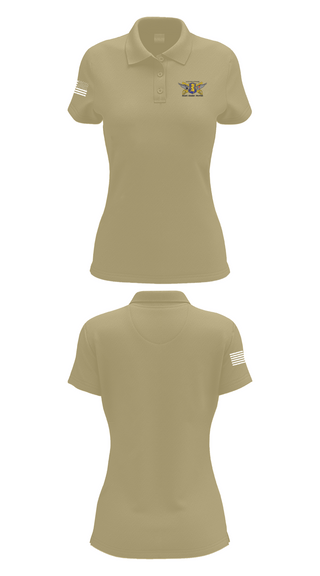 Womens Short Sleeve Performance Polo, E Trp 2-6 CAV, 25th CAB, 25th INF, , Teamtime, Team time, sublimation, custom sports apparel, team uniforms, spirit wear, spiritwear, sports uniforms, custom shirts, team store, custom team store, fundraiser sports, apparel fundraiser