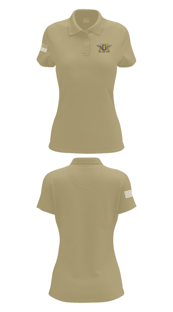 Womens Short Sleeve Performance Polo, E Trp 2-6 CAV, 25th CAB, 25th INF, , Teamtime, Team time, sublimation, custom sports apparel, team uniforms, spirit wear, spiritwear, sports uniforms, custom shirts, team store, custom team store, fundraiser sports, apparel fundraiser