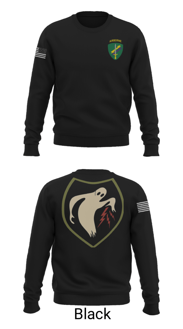 Crew Neck Sweatshirt, 325th Tactical PSYOP Co. (A), Army, Teamtime, Team time, sublimation, custom sports apparel, team uniforms, spirit wear, spiritwear, sports uniforms, custom shirts, team store, custom team store, fundraiser sports, apparel fundraiser