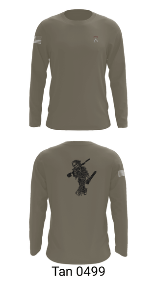 Long Sleeve Performance Shirt, 2-5 CAV Snipers, Army, Teamtime, Team time, sublimation, custom sports apparel, team uniforms, spirit wear, spiritwear, sports uniforms, custom shirts, team store, custom team store, fundraiser sports, apparel fundraiser