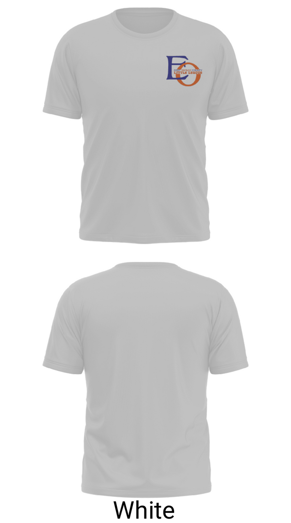 Short Sleeve Performance Shirt, East Orange County Little League, Baseball, Teamtime, Team time, sublimation, custom sports apparel, team uniforms, spirit wear, spiritwear, sports uniforms, custom shirts, team store, custom team store, fundraiser sports, apparel fundraiser