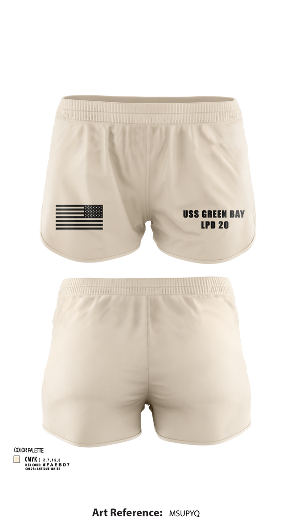 Ranger Panties, USS GREEN BAY LPD 20, Navy, Teamtime, Team time, sublimation, custom sports apparel, team uniforms, spirit wear, spiritwear, sports uniforms, custom shirts, team store, custom team store, fundraiser sports, apparel fundraiser
