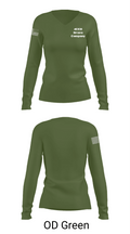 4CEB Bravo Company 8409604 Women's Long Sleeve V-neck Shirt - 32