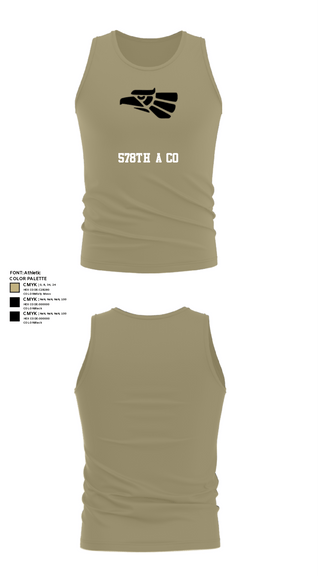 Tank Top, 578th A Co, National Guard, Teamtime, Team time, sublimation, custom sports apparel, team uniforms, spirit wear, spiritwear, sports uniforms, custom shirts, team store, custom team store, fundraiser sports, apparel fundraiser