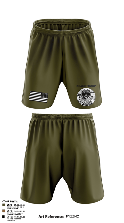 Killer Troop 45999065 Athletic Shorts With Pockets - 1