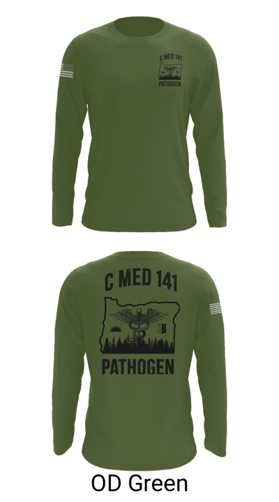 C MED 141 64606356 Long Sleeve Performance Shirt - 44