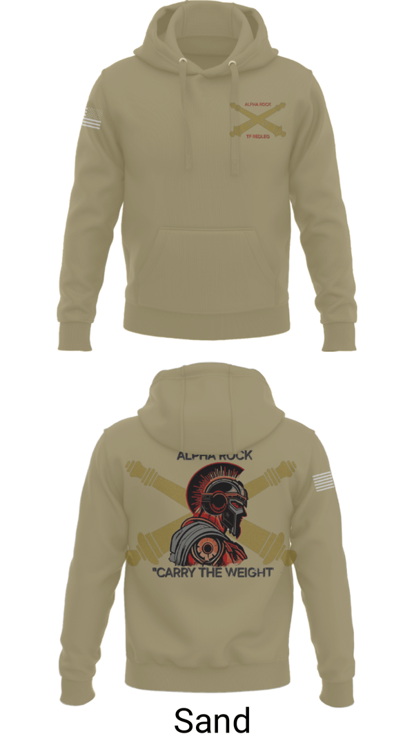 Hoodie, ALPHA ROCK, Army, Teamtime, Team time, sublimation, custom sports apparel, team uniforms, spirit wear, spiritwear, sports uniforms, custom shirts, team store, custom team store, fundraiser sports, apparel fundraiser