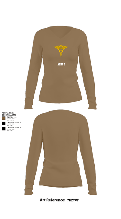 Physical Therapy 63669190 Women's Long Sleeve V-neck Shirt - 2