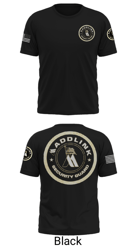 Short Sleeve Performance Shirt, Maddlink Security Guard, , Teamtime, Team time, sublimation, custom sports apparel, team uniforms, spirit wear, spiritwear, sports uniforms, custom shirts, team store, custom team store, fundraiser sports, apparel fundraiser