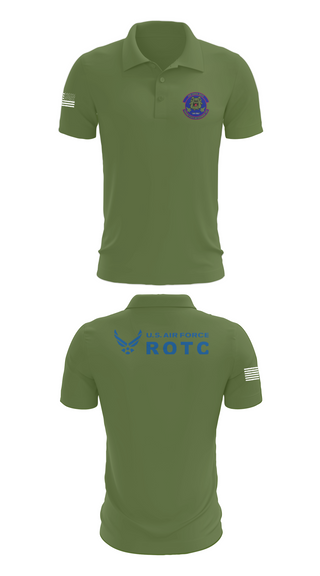 Short Sleeve Performance Polo, Detachment 035, Air Force, Teamtime, Team time, sublimation, custom sports apparel, team uniforms, spirit wear, spiritwear, sports uniforms, custom shirts, team store, custom team store, fundraiser sports, apparel fundraiser