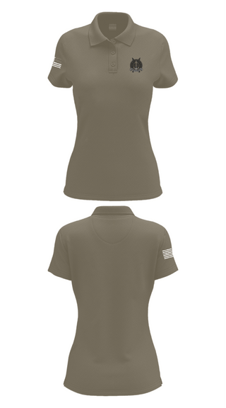 Womens Short Sleeve Performance Polo, DTO, Army, Teamtime, Team time, sublimation, custom sports apparel, team uniforms, spirit wear, spiritwear, sports uniforms, custom shirts, team store, custom team store, fundraiser sports, apparel fundraiser