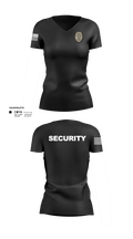 IMMUNE Security Defense Agency 11960591 Women's Short Sleeve V-neck Shirt - 40