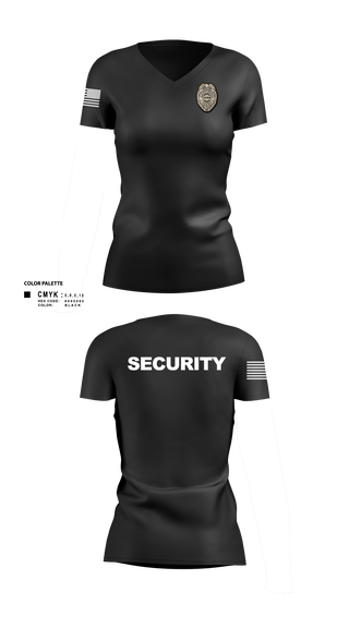 Womens Short Sleeve Vneck Shirt, IMMUNE Security Defense Agency, , Teamtime, Team time, sublimation, custom sports apparel, team uniforms, spirit wear, spiritwear, sports uniforms, custom shirts, team store, custom team store, fundraiser sports, apparel fundraiser