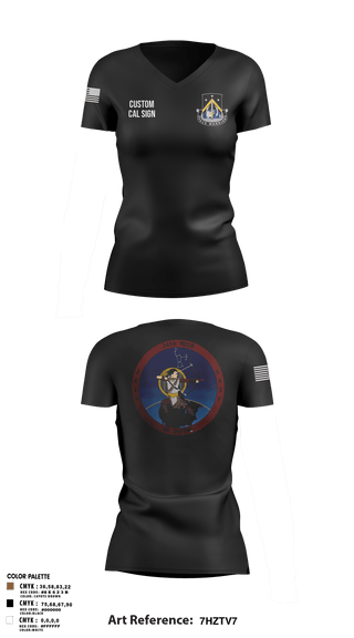 Womens Short Sleeve Vneck Shirt, 24th MDSB, , Teamtime, Team time, sublimation, custom sports apparel, team uniforms, spirit wear, spiritwear, sports uniforms, custom shirts, team store, custom team store, fundraiser sports, apparel fundraiser
