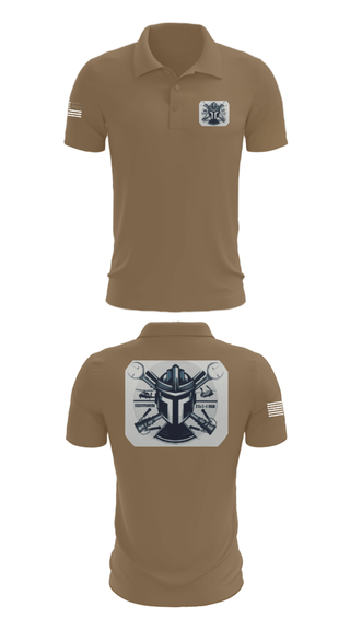 Short Sleeve Performance Polo, 2-4 GSAB ECHO CO., Army, Teamtime, Team time, sublimation, custom sports apparel, team uniforms, spirit wear, spiritwear, sports uniforms, custom shirts, team store, custom team store, fundraiser sports, apparel fundraiser