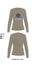 Battleship misssouri 47283625 Women's Long Sleeve V-neck Shirt - 59
