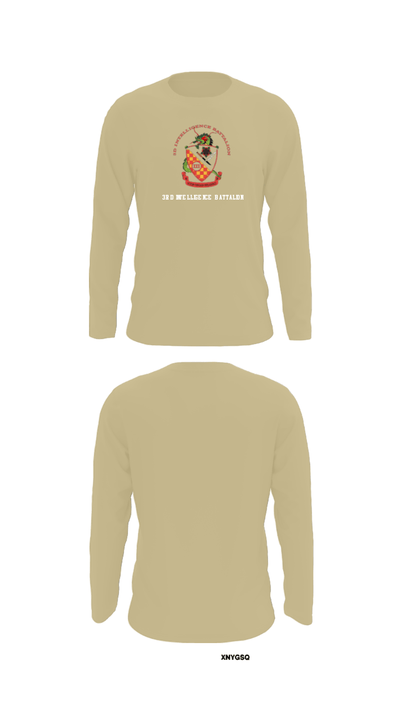 3rd Intelligence Battalion 49807001 Long Sleeve Performance Shirt - 92