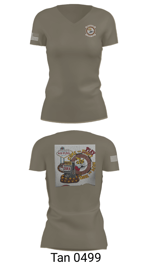 Women's Short Sleeve Vneck Shirt, VMFA-323, Marines, Teamtime, Team time, sublimation, custom sports apparel, team uniforms, spirit wear, spiritwear, sports uniforms, custom shirts, team store, custom team store, fundraiser sports, apparel fundraiser