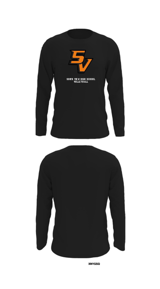 Long Sleeve Performance Shirt, South View High School Volleyball, Men's Volleyball, Teamtime, Team time, sublimation, custom sports apparel, team uniforms, spirit wear, spiritwear, sports uniforms, custom shirts, team store, custom team store, fundraiser sports, apparel fundraiser