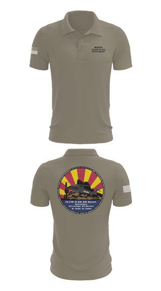 Short Sleeve Performance Polo, WAATS 15T10 CLASS 25-001, , Teamtime, Team time, sublimation, custom sports apparel, team uniforms, spirit wear, spiritwear, sports uniforms, custom shirts, team store, custom team store, fundraiser sports, apparel fundraiser