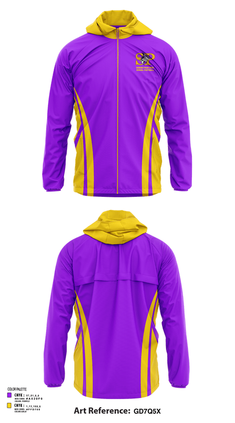 Windbreaker, Sabine Pass High School Football, Football, Teamtime, Team time, sublimation, custom sports apparel, team uniforms, spirit wear, spiritwear, sports uniforms, custom shirts, team store, custom team store, fundraiser sports, apparel fundraiser