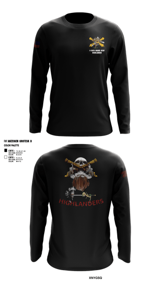 Long Sleeve Performance Shirt, Bravo 1-119th FA, , Teamtime, Team time, sublimation, custom sports apparel, team uniforms, spirit wear, spiritwear, sports uniforms, custom shirts, team store, custom team store, fundraiser sports, apparel fundraiser