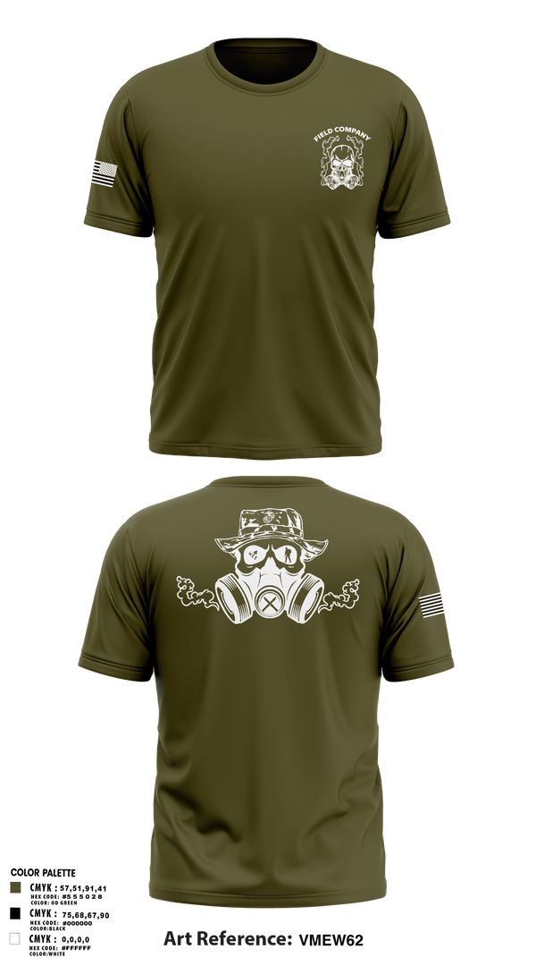 Short Sleeve Performance Shirt, Field Company, Marines, Teamtime, Team time, sublimation, custom sports apparel, team uniforms, spirit wear, spiritwear, sports uniforms, custom shirts, team store, custom team store, fundraiser sports, apparel fundraiser