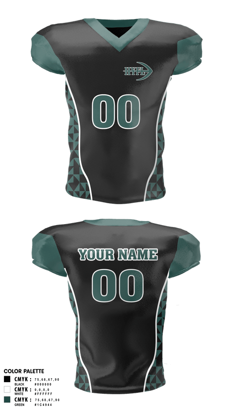 Football Jersey, HUNTSVILLE YOUTH FOOTBALL LEAGUE, Spirit Store, Teamtime, Team time, sublimation, custom sports apparel, team uniforms, spirit wear, spiritwear, sports uniforms, custom shirts, team store, custom team store, fundraiser sports, apparel fundraiser