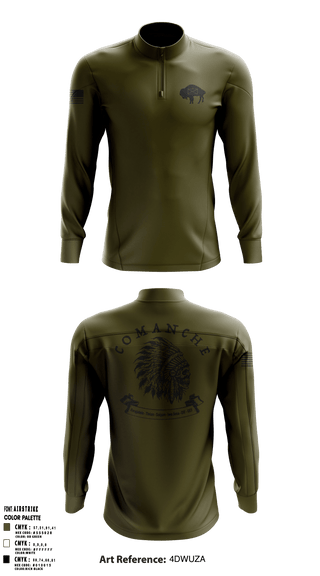 Quarter Zip Jacket, Charlie 1/25 Buffalo, , Teamtime, Team time, sublimation, custom sports apparel, team uniforms, spirit wear, spiritwear, sports uniforms, custom shirts, team store, custom team store, fundraiser sports, apparel fundraiser