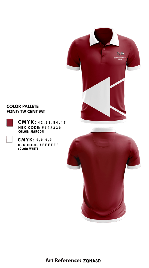 Short Sleeve Performance Polo, Crowley'S Ridge Academy Golf, Golf, Teamtime, Team time, sublimation, custom sports apparel, team uniforms, spirit wear, spiritwear, sports uniforms, custom shirts, team store, custom team store, fundraiser sports, apparel fundraiser