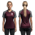 City University School of Liberal Arts Basketball 43461424 Women's Short Sleeve V-neck Shirt - 2