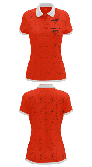 Women's Short Sleeve Performance Polo, Perry High School Softball, Softball, Teamtime, Team time, sublimation, custom sports apparel, team uniforms, spirit wear, spiritwear, sports uniforms, custom shirts, team store, custom team store, fundraiser sports, apparel fundraiser