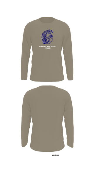 Long Sleeve Performance Shirt, Southeast High School Swimming, Swimming, Teamtime, Team time, sublimation, custom sports apparel, team uniforms, spirit wear, spiritwear, sports uniforms, custom shirts, team store, custom team store, fundraiser sports, apparel fundraiser