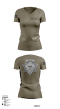 Fremont County Security Services 37987366 Women's Short Sleeve V-neck Shirt - 120
