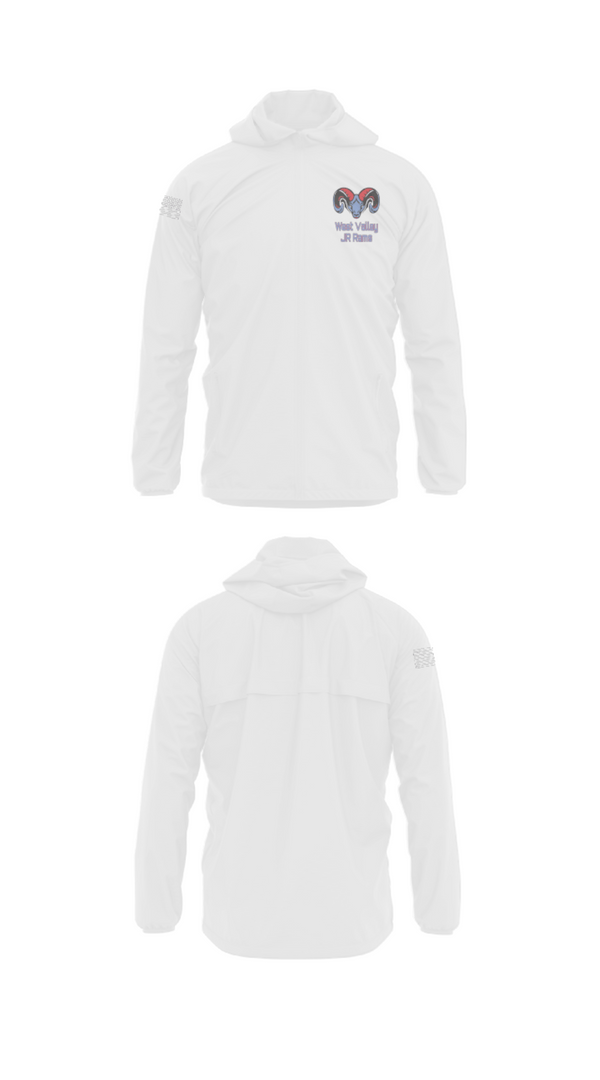Windbreaker, West Valley JR Rams, Football, Teamtime, Team time, sublimation, custom sports apparel, team uniforms, spirit wear, spiritwear, sports uniforms, custom shirts, team store, custom team store, fundraiser sports, apparel fundraiser