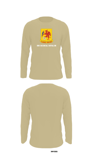 Long Sleeve Performance Shirt, 2nd Chemical Battalion, Army, Teamtime, Team time, sublimation, custom sports apparel, team uniforms, spirit wear, spiritwear, sports uniforms, custom shirts, team store, custom team store, fundraiser sports, apparel fundraiser