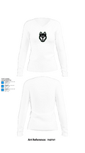 Hartford High School Cheer 40549424 Women's Long Sleeve V-neck Shirt - 15
