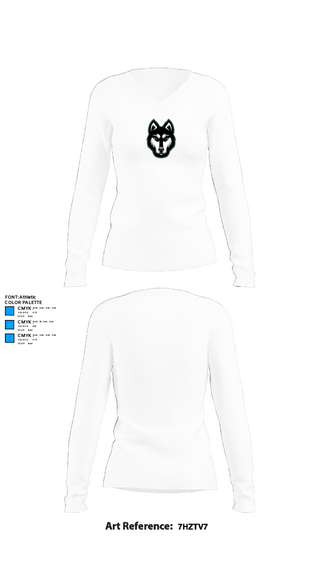 Womens Long Sleeve Vneck Shirt, Hartford High School Cheer, Cheer, Teamtime, Team time, sublimation, custom sports apparel, team uniforms, spirit wear, spiritwear, sports uniforms, custom shirts, team store, custom team store, fundraiser sports, apparel fundraiser